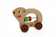 Tooky Toys Animal Roller-Bear Interactive Toddler/Children's Push/Pull Toy 6m+