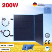 12V 300W Folding Solar Panel Kit Mono Flexible Solar Mat ETFE Caravan Camping RV