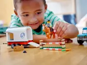 LEGO 60327 City Horse Transporter: SUV, Trailer & Jumping Set