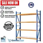 Giantz 2.4MX2M Garage Shelving Warehouse Rack Racking Pallet Storage Shelves New