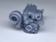 1/24 - 1/25 Mazda 26b Rotary Turbo Engine, Aoshima, Fujimi, Tamiya, Revell
