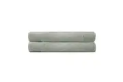 2pc Bambury Ultra soft Elvire Bath Sheet 2 Pack Sage Cotton Woven Home Decor