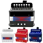 Kids Accordion Toy Portable Kids Musical Toy Instrument with 7 Buttons 2 Bass