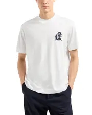 Emporio Armani Embroidered Bulldog Tee