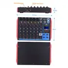 AG-8 Portable 8-Channel Mixing Console Digital Audio Mixer +48V Phantom Powe WAS