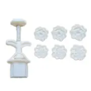 Small Dessert Press Tool Green Grams Cake Molds Rose Shape Dough Moulds