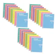 - Spiral Notebook 24 Pack of 8 Pastel Colors, 1 Subject, Wide Ruled,