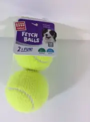 NEW GiGwi Fetch Balls, Training Exercise Balls for Dogs, Pk of 2, Size Med