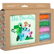 Babiators Brushies Book & Finger Puppet Toothbrush Gift Set