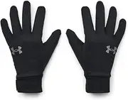 [Under Armour] Light and Form-Fitting Thermal Gloves, Ideal as a Baselayer, Water-Repellent Running Gloves with Touch Screen Technology