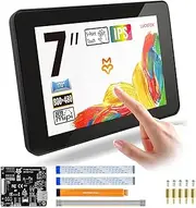 LUCKFOX DSI Capacitive 7 Inch Touch Screen with Case Support 3D Printing for Raspberry Pi Screen 800 x 480 Pixels 170° Wide Viewing Angle for Raspberry Pi Display IPS Screen for Core3566, VisionFive2