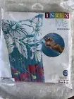 NEW Intex 72" Long Pool Float Fashion Mat Inflatable Lounge Tropical Hibiscus