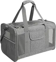 Small Cat Carrier, Foldable Cat Carry Bag, Pet Supply Breathable Kitten Carry Backpack for Camping Outdoor Porch Car Shopping Picnics Home Hiking Park Patio Going Out