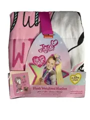 JoJo Siwa Plush Unicorn Weighted Blanket 36x48. I’m The Mane Event. 4.5lbs