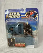 Star Wars Attack of the Clones DARTH TYRANUS w/ Force Flipping Attack NIB