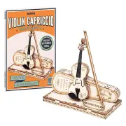 ROKR Mini Violin Capriccio with Case Model Kit