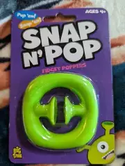 SNAP N' POP Fidget Toy GREEN Sensory Kids Not Spinner