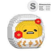 Jekca Gudetama Daruma 01S Building Bricks Set 20x16x19cm