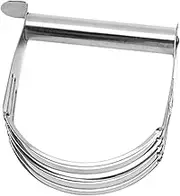 UKCOCO Stainless Steel Pastry Cutter Durable Dough Mixer for Baking Effortlessly Mixes Butter Flour for Scones Resistant Tool for Home Baking