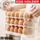 30 Grids Egg Holder Egg Tray Egg Fresh Storage Box Fridge Eggs Storage Container