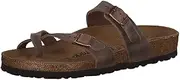 [Birkenstock] Women's Gizeh Sandals, Brown, 46 EU