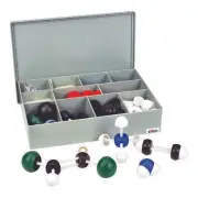 BEST Molecular Model Set (65 Atoms) (220 Pieces), Case Included - Eisco Labs