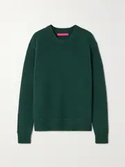 The Elder Statesman - Cashmere Sweater - Dark green - small