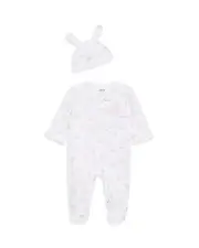 Little Me Girls' Bunny Footie & Hat - Baby
