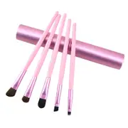 Catzon Portable Mini Makeup Brush Set Eye Beauty Tool-Pink
