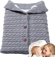 Stroller Winter Sack,Knitted Stroller Sack for Winter | with Buckles, Weatherproof, Stroller Sack for Girls Sleeping Bag Willab