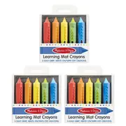 3x Melissa & Doug Learning Mat Crayons Kids/Childrens Interactive Play Toy 3y+