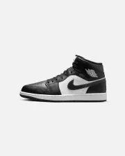[JORDAN] Jordan Air Jordan 1 Mid "Off Noir Toe" Black/white - Size 13 13 Black/White