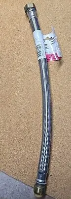 SharkBite 1/2 in. Push-to-Connect x 3/4 in. FIP 18 in. Braided Stainless