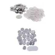100x DIY Badges Making Supplies,Button Pin Badges Button Maker Supplies Parts
