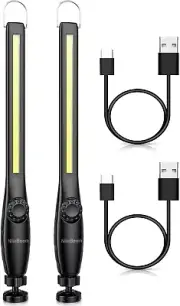 Nileboom LED Work Light，800 Lumens Foldable Rechargeable Cob Work Light with Mag