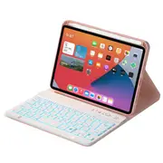 Keyboard Case iPad Mini 6 Wireless Magnetic Detachable Backlight Keyboard-Pink