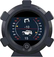 AUTOOL X95 GPS Slope Meter Car Inclinometer Level Tilt Gauge, Car HUD GPS Speedometer MPH Car Electronic Compass Clinometer Indicator, Digital Inclinometer Car Angle Slope Meter for Off-Road Vehicle
