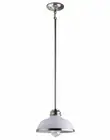 Miseno SBU158449NI Brushed Nickel 1-Light 10" Wide Pendant w/White Glass Shade
