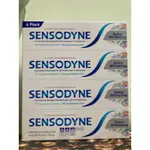 SENSODYNE 舒酸定 長效抗敏含氟 牙膏 極致亮白配方 184公克 X 4入/組 代購 COSTCO 好市多