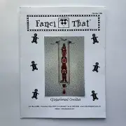 VTG Fanci That No. 206 Gingerbread Cookies Bell Pull Cross Stitch Leaflet 2002