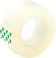 K3T 43938 Adhesive Film Rolls for Adhesive Film Dispenser Pack of 8 19 mm x 33 m Crystal Clear