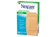 Nexcare Soft 'n Flex Bandages (Knee & Elbow) Large Strips X 10