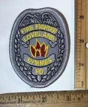 Loveland Symmes Ohio Firefighter Patch Fire Department Rescue