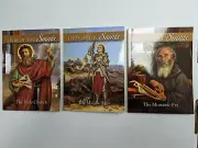 3 DIFF Lives of the SAINTS BOOKS Early Church Monastic Middle age 45 Saints