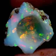 12.40 Ct Amazing Ethiopian "Play-Of-Color" Fire Opal Rough 100% Natural Gemstone