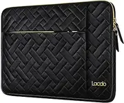 [Lacdo] 14 Inch Laptop Sleeve Case for HP Lenovo Dell ASUS Acer Chromebook 14 / HP Stream 14 / Dell Inspiron 14 / Lenovo IdeaPad 14 / Acer Spin/ASUS ZenBook Computer Bag Water-Resistant, Elegant Black
