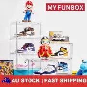 Premium Sneaker Display Shoe Box/Clear Thicken Acrylic/Side Stackable/Storage