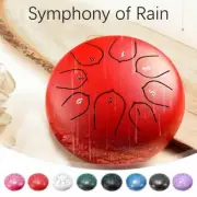 Steel Tongue Drum 6 Inch 8 Notes,Steel Hand Drum,Drum Percussion for Meditation.