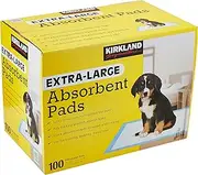 Kirkland Signature Extra-Large Absorbent Pads, 100 Large Pads, 30x23 (Original Version)