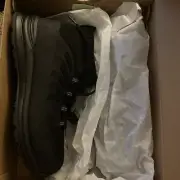 BRAHMA - SIZE: 7.5 Black Blast Off Steel Toe Slip Resistant Work Boots - NEW!